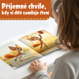The Fox and the Grapes Czech-English Fable Book product image 6 showing printed book details for screen-free reading and learning