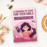 Growing-Up Guide for Teen Girls product image 11 showing printed book details for screen-free reading and learning