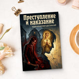 Crime and Punishment Russian Edition by Fyodor Dostoevsky product image 10 showing printed book details for screen-free reading and learning