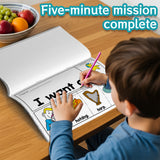 A-Z Handwriting Workbook: Sentence Copy product image 7 showing printed book details for screen-free reading and learning