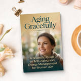Additional product mockup of Aging Gracefully Anti-Aging Guide for Women 30+