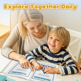 Alphabet and Shape Maze Adventure Book Set for Kids, Early Learning Maze Activity Bundle for Letter Recognition, Shape Skills, Pencil Control, Visual Thinking, and Preschool Fun