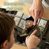 The Farmer and the Snake French-English Fable Book product image 6 showing printed book details for screen-free reading and learning