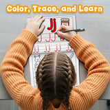 Alphabet Copybook ABC: Letter M Practice product image 7 showing printed book details for screen-free reading and learning