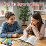 Guided Tarot Beginner Card Meanings Guide product image 7 showing printed book details for screen-free reading and learning