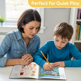 Beach Maze Adventure: Beginner Ocean Paths product image 7 showing printed book details for screen-free reading and learning
