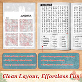 Cozy Christmas Word Search for Adults product image 7 showing printed book details for screen-free reading and learning