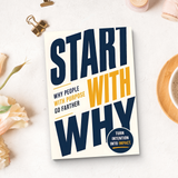 Lifestyle product image for purpose-driven leadership book