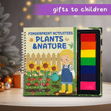 Fingerprint Activities: Plants and Nature with Ink Pad product image 7 showing printed book details for screen-free reading and learning
