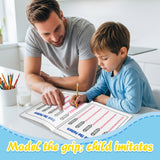 Pencil Control Workbook for Kids product image 7 showing printed book details for screen-free reading and learning