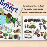 Smart Stickers: The City product image 7 showing printed book details for screen-free reading and learning