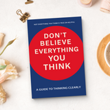 Don't Believe Everything You Think Self-Help Book product image 11 showing printed book details for screen-free reading and learning