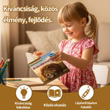The Lion and the Mouse Hungarian-English Book product image 6 showing printed book details for screen-free reading and learning