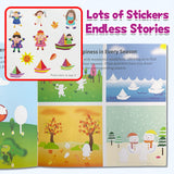 Hands-on sailboat sticker page for screen-free fun learning