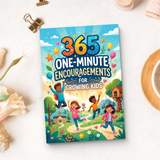 365 One-Minute Encouragements for Growing Kids product image 11 showing printed book details for screen-free reading and learning