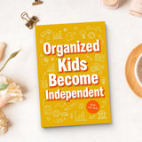Organized Kids Become Independent product image 11 showing printed book details for screen-free reading and learning