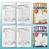 Kitten Sudoku Books: Cat-Themed Logic Set product image 11 showing printed book details for screen-free reading and learning
