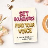 Set Boundaries, Find Your Voice: Teen Self-Respect Guide product image 11 showing printed book details for screen-free reading and learning