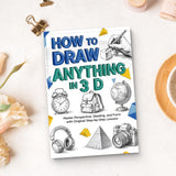Lifestyle product image for perspective and realistic sketching book