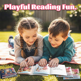 Lulu 12-Book Early Reader Set for Phonics and First Reading product image 7 showing printed book details for screen-free reading and learning