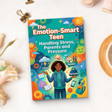 The Emotion-Smart Teen product image 11 showing printed book details for screen-free reading and learning