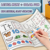 Alphabet Workbook with easy steps for every letter