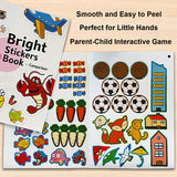 Bright Stickers Book: Comparison product image 7 showing printed book details for screen-free reading and learning