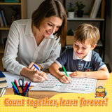 Dot Math Fun for Kids product image 7 showing printed book details for screen-free reading and learning