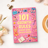 101 Growth Rules Every Girl Should Know product image 11 showing printed book details for screen-free reading and learning