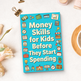 Money Skills for Kids Before They Start Spending product image 11 showing printed book details for screen-free reading and learning