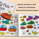 Daily Fun Stickers: At the Playground Picture Book product image 7 showing printed book details for screen-free reading and learning