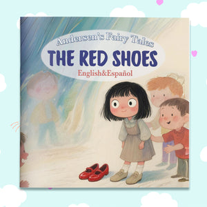 The Red Shoes English-Spanish Story Book cover