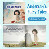Printed Red Shoes book for vocabulary moral themes and family reading