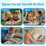 Kids fairy tale book supporting English Spanish vocabulary and moral reasoning