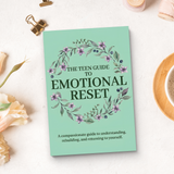 Teen Guide to Emotional Reset product image 11 showing printed book details for screen-free reading and learning