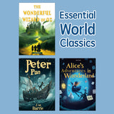 Alice's Adventures in Wonderland Classic 3 + the Wonderful Wizard of Oz Classic Childre + Peter Pan Classic Adventure 4-book Collect: 3-Book bundle detail image, image 7, bundle ISBN 9798900663920