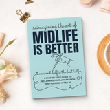 Midlife Is Better: Personal Growth and Renewal Guide product image 11 showing printed book details for screen-free reading and learning