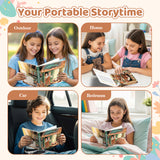 Children reading The Elves and the Shoemaker during portable storytime