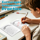 4-Level Maze Activity Workbook Set, Beginner to Challenge Puzzle Practice for Focus, Hand Control, Logic Skills and Problem Solving