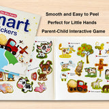 Smart Stickers: On the Farm product image 7 showing printed book details for screen-free reading and learning