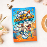 The Anti-Procrastination Playbook for Teens product image 11 showing printed book details for screen-free reading and learning