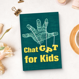 ChatGPT for Kids AI Learning Guide product image 11 showing printed book details for screen-free reading and learning