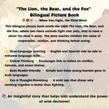 Bilingual Tales: The Lion, the Bear, and the Fox – English & Spanish Storybook