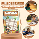 Forest Sudoku Puzzle Books: 4-Level Logic Set product image 11 showing printed book details for screen-free reading and learning