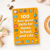 100 Real-World Skills for Home School and Life product image 11 showing printed book details for screen-free reading and learning