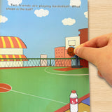 Fun with Shapes Bright Stickers Book for Kids product image 6 showing printed book details for screen-free reading and learning