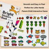 Bright Stickers Book: Let's Count product image 7 showing printed book details for screen-free reading and learning