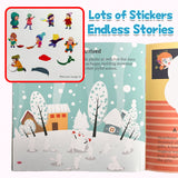 Bright Sticker Scene Book: Character Story Play product image 6 showing printed book details for screen-free reading and learning
