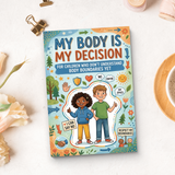My Body Is My Decision Body Safety Book for Kids product image 11 showing printed book details for screen-free reading and learning