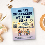 Art of Speaking Well for Teens product image 11 showing printed book details for screen-free reading and learning